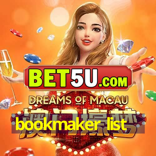 bookmaker list